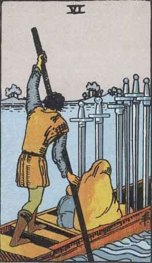 Six of Swords tarot card